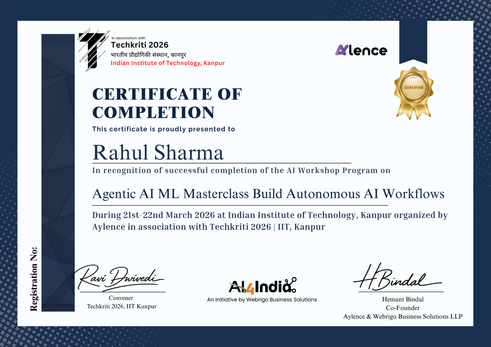 IIT Kanpur Certificate